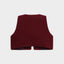 Maroon Cropped Vest